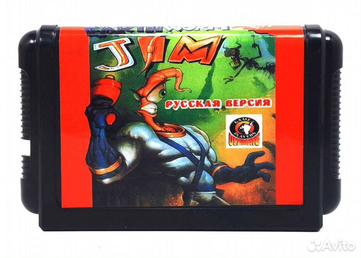 Картридж Sega earthworm JIM