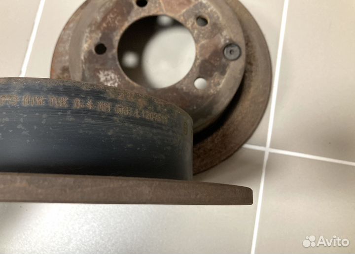 Задние тормозные диски Mitsubishi Lancer 10