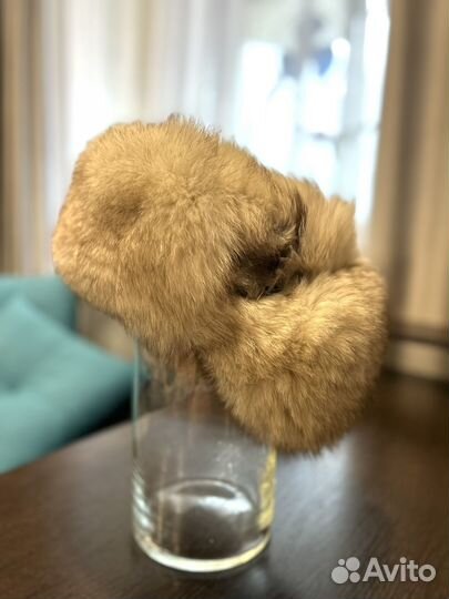 Шапка ушанка из песца винтаж СССР