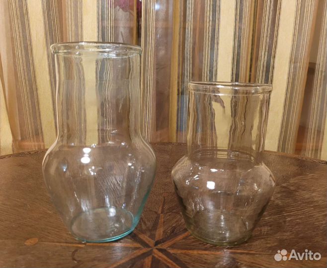 Крынки стеклянные