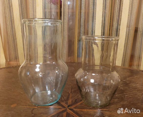 Крынки стеклянные