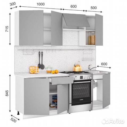 Кухонный гарнитур модульный новый