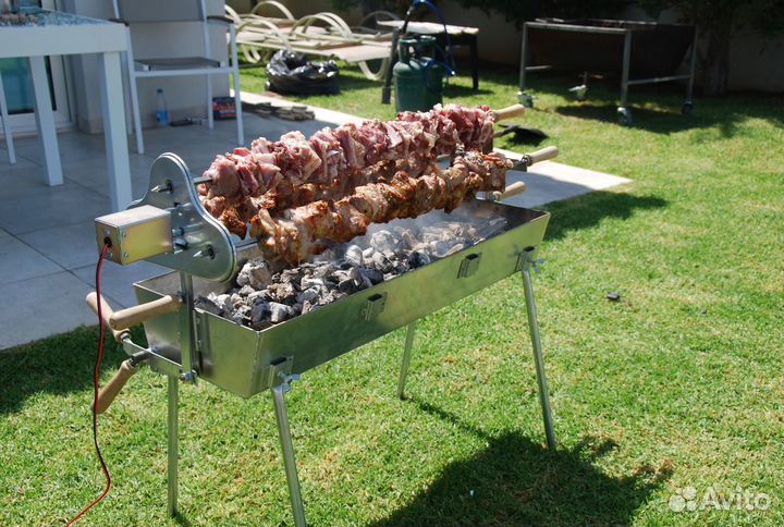 Мангал автоматический угольный