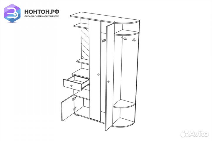 Прихожая Виза венге / лоредо