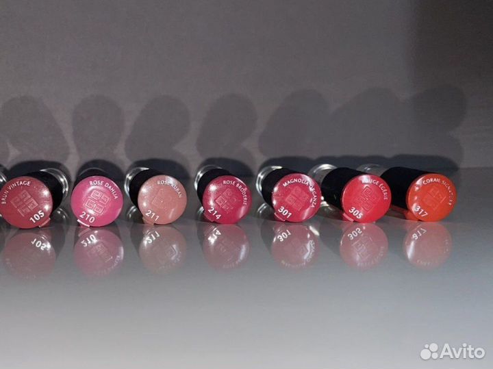 Помада givenchy le rouge, rouge interdit, vinil