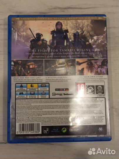 The Elder Scrols Tamriel Unlimeted для Sony Ps4