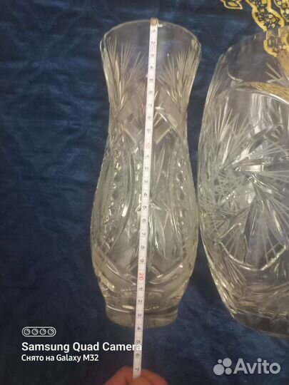 Ваза хрустальная СССР