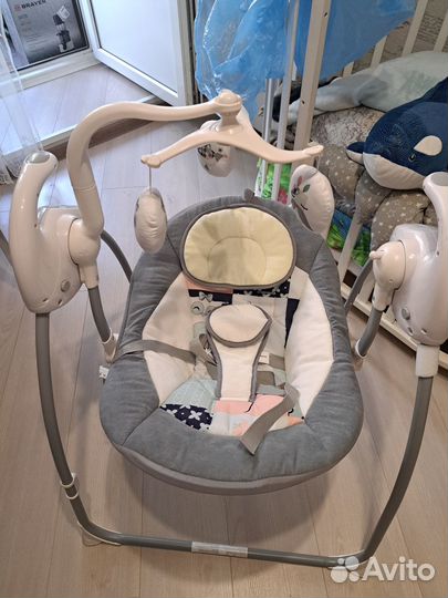 Кресло качель для малыша