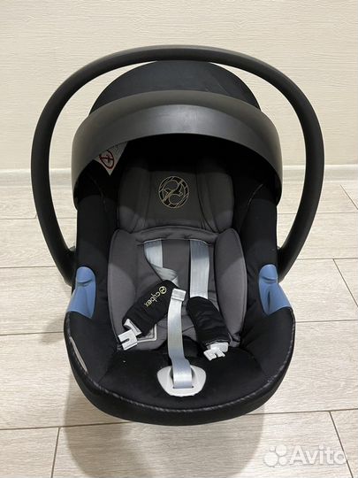 Автолюлька cybex aton m с адаптерами
