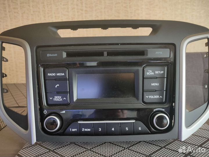 Штатное головное устройство Hyundai Creta