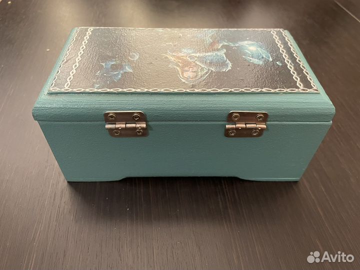 Шкатулка деревянная ручная работа Crystal Maiden