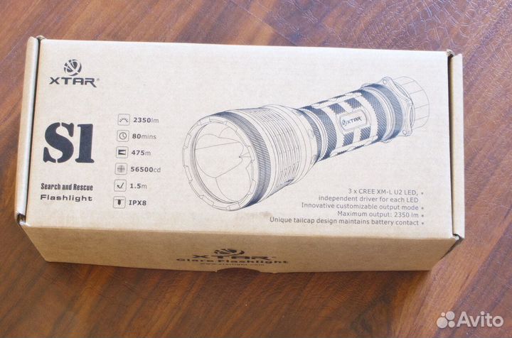 Фонарь для подводной охоты xtar s1