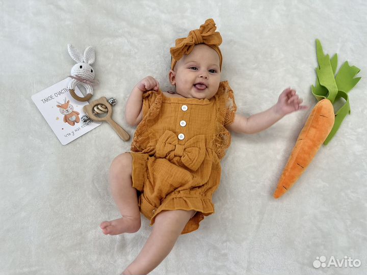 Боди на девочку р. 60-66