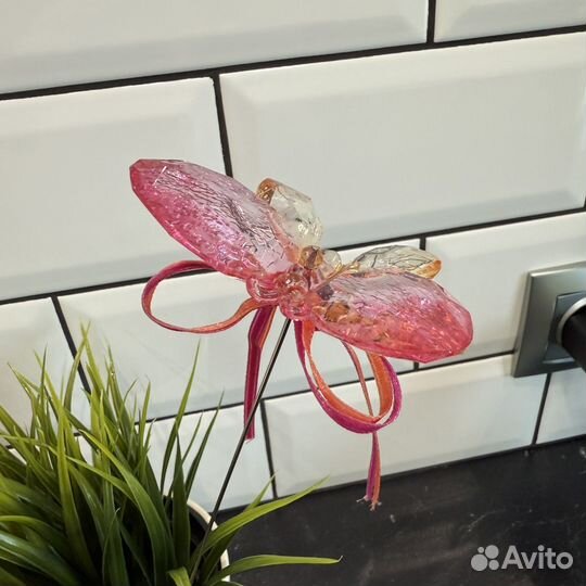 Декор для цветов бабочка