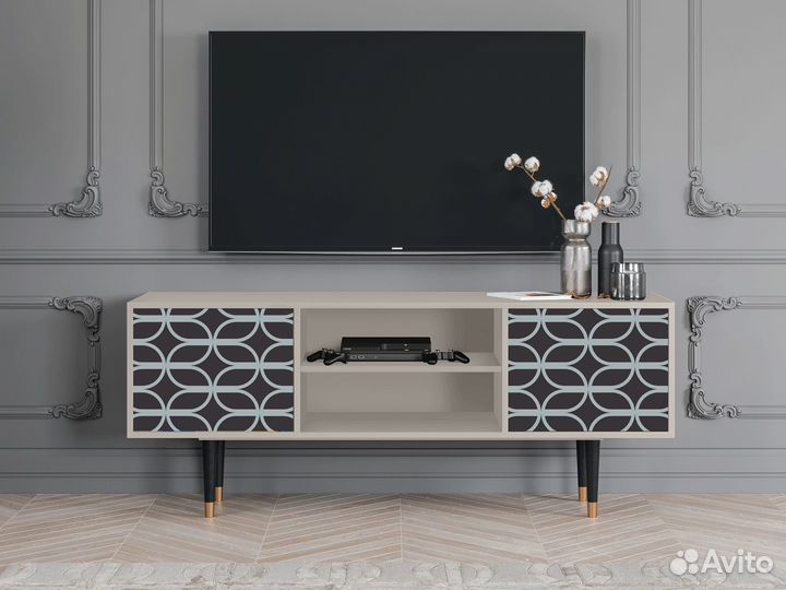 Тв-тумба T2 - Сатин - Braided Blue