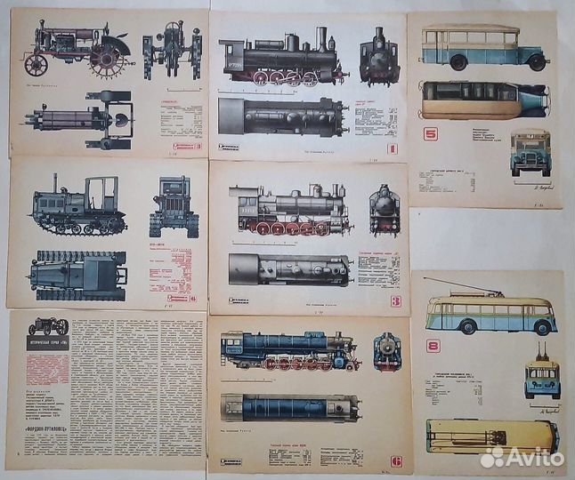 Тематические вырезки из журналов Техника Молодежи