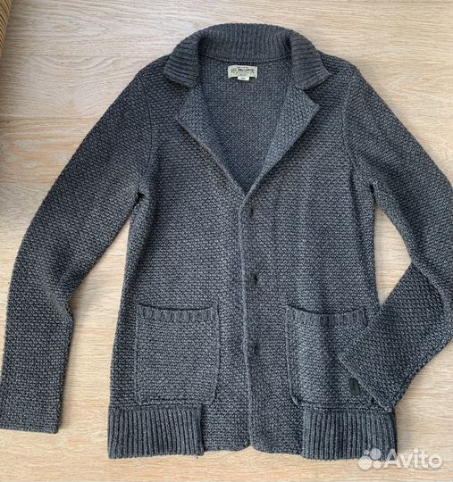 Кардиган на пуговицах мужской серый MCS (L)