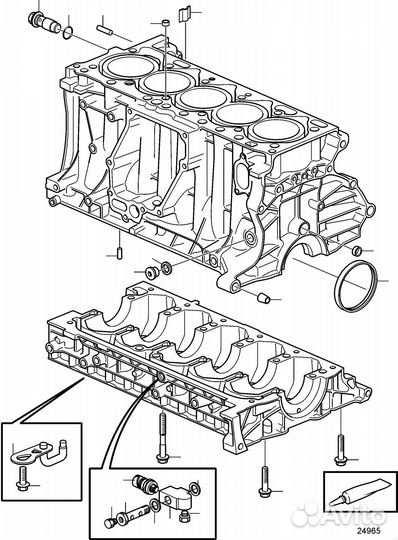 Адаптер volvo penta