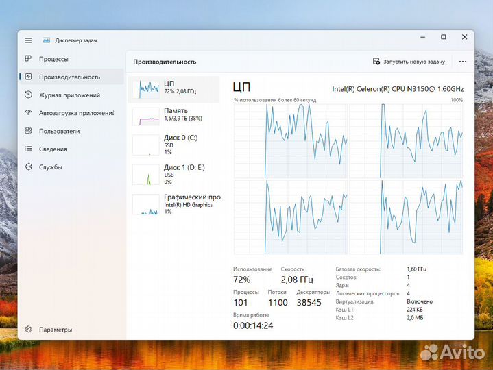 Мощный моноблок Dell (Windows 11) для работы