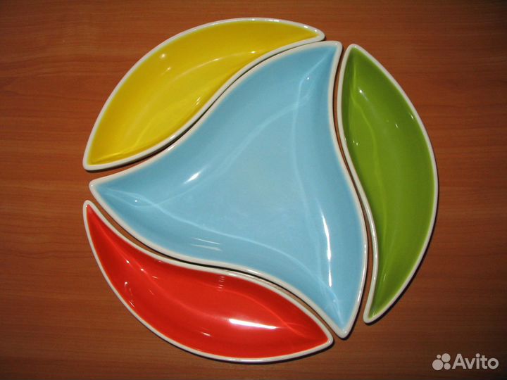 Менажница 4-х секционная. Франция