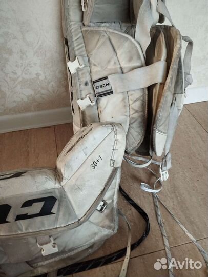 Щитки хоккейного вратаря