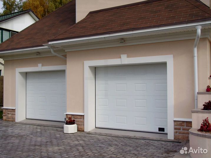 Секционные ворота с установкой