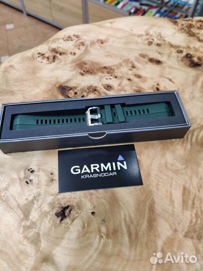 Ремешок оригин. силик. Garmin Marq Gen2 Pine Green
