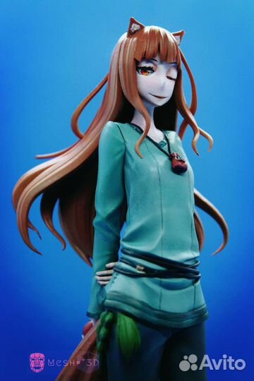 Фигурка Холо / Волчица и пряности ручной росписи