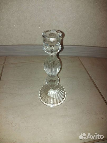 Подсвечник стеклянный