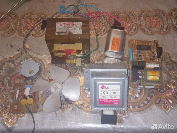 Запчасти для свч LG