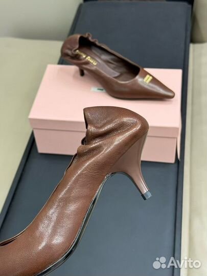 Туфли Alaia из телячьей кожи