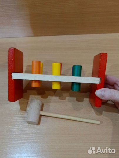 Стучалка гвозди перевёртыши с молоточком