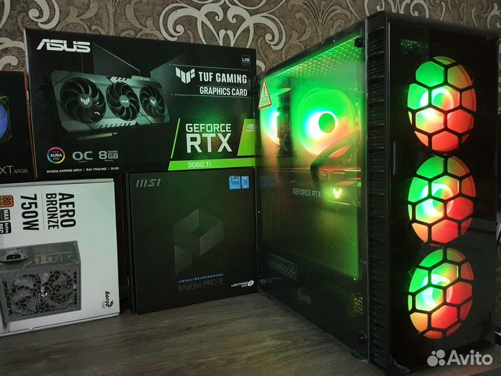 Оптимально Для игр Пк Core i5 11400/B560+RTX3060Ti