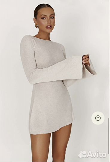 Платье mini с открытой спиной meshki