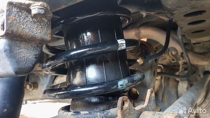 Пневмобаллоны в пружины