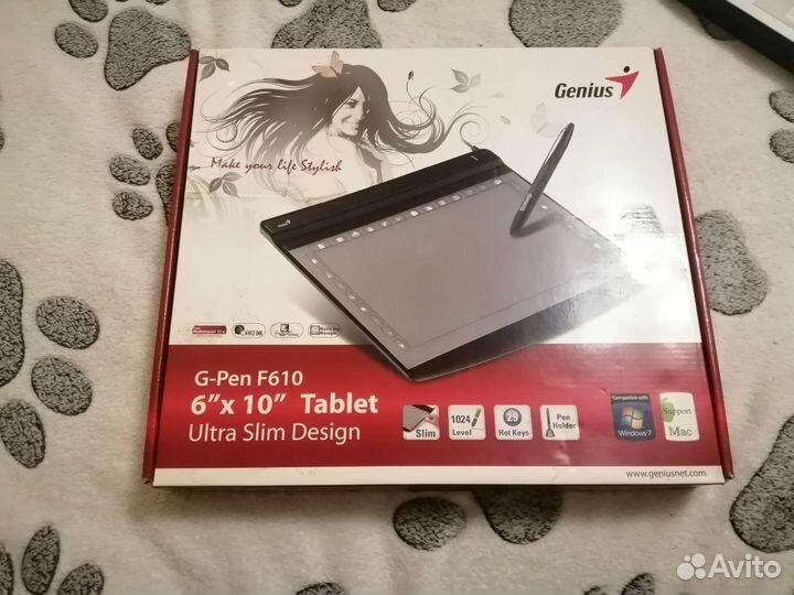 Графический планшет genius g pen f610