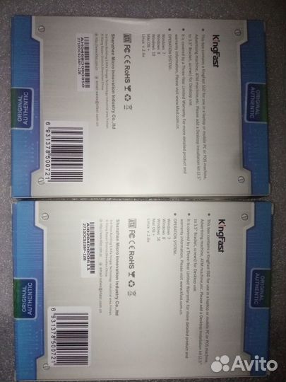 Жесткий диск SSD KingFast 128 GB