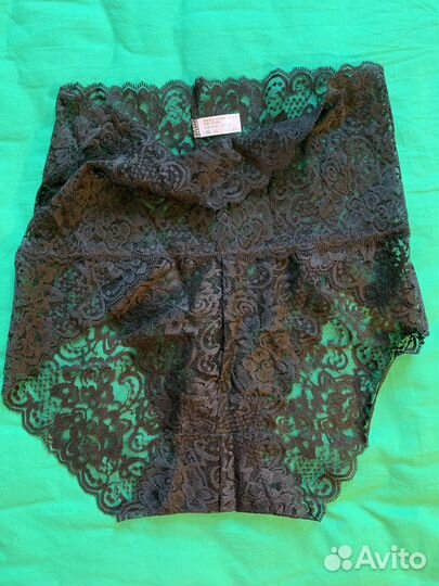 Трусики женс., хлопок С кружевом новые, 48-52 разм