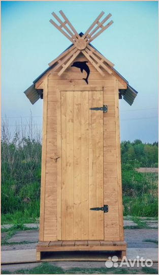 Уличный туалет с установкой MVS