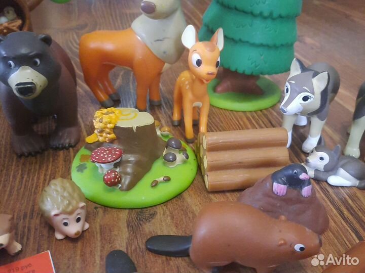 Deagostini животные леса