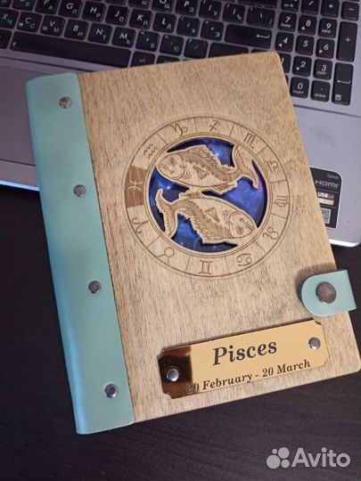 Ежедневник из натурального дерева