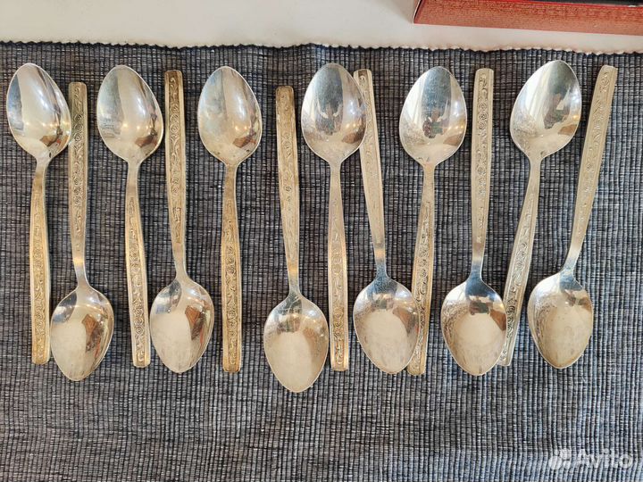 Мельхиоровые столовые приборы СССР