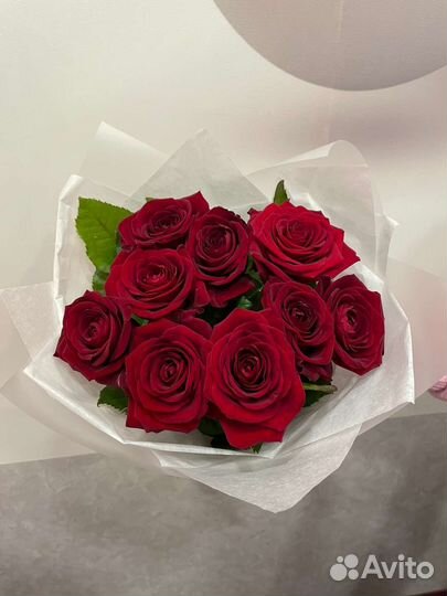 Букет цветов из красной розы, доставка