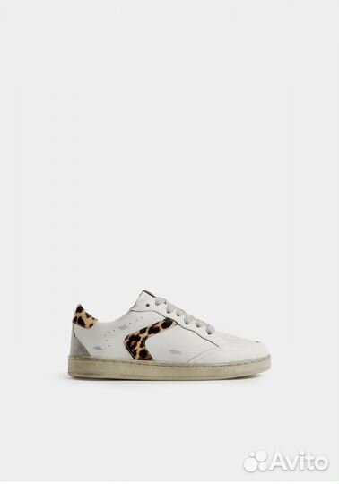 Кожаные кеды lime 38