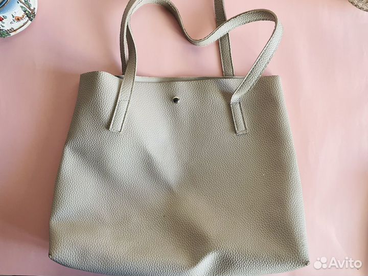 Сумка женская серая