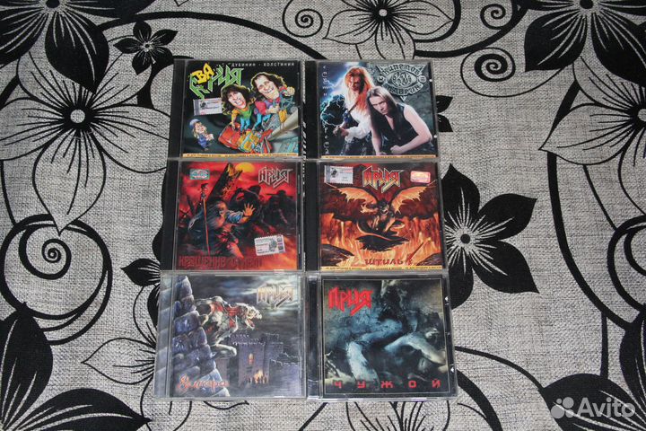 CD диски и Аудиокассеты Ария Кипелов Маврин Легион