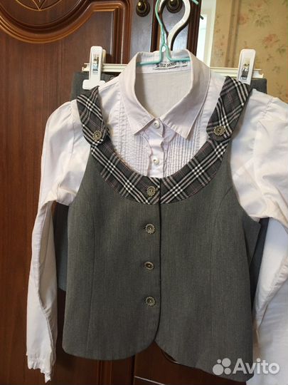 Школьная форма sky lake 128 юбка и жилет