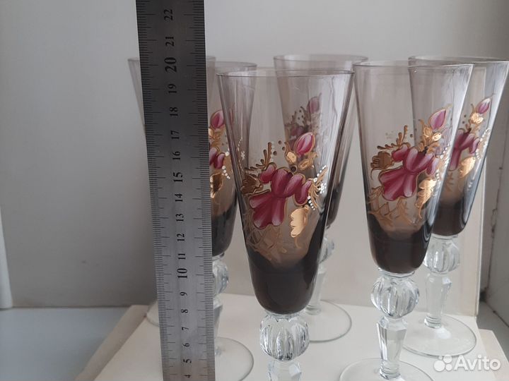 Фужеры хрустальные Суздаль