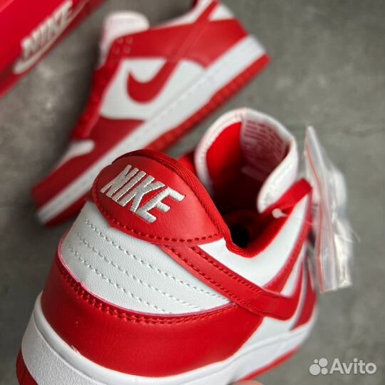 Кроссовки Nike Dunk Low University Red (36-45)