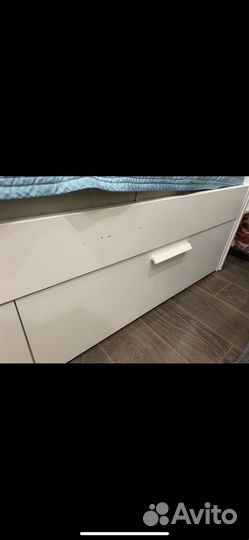 Кровать двуспальная Икеа Брименс